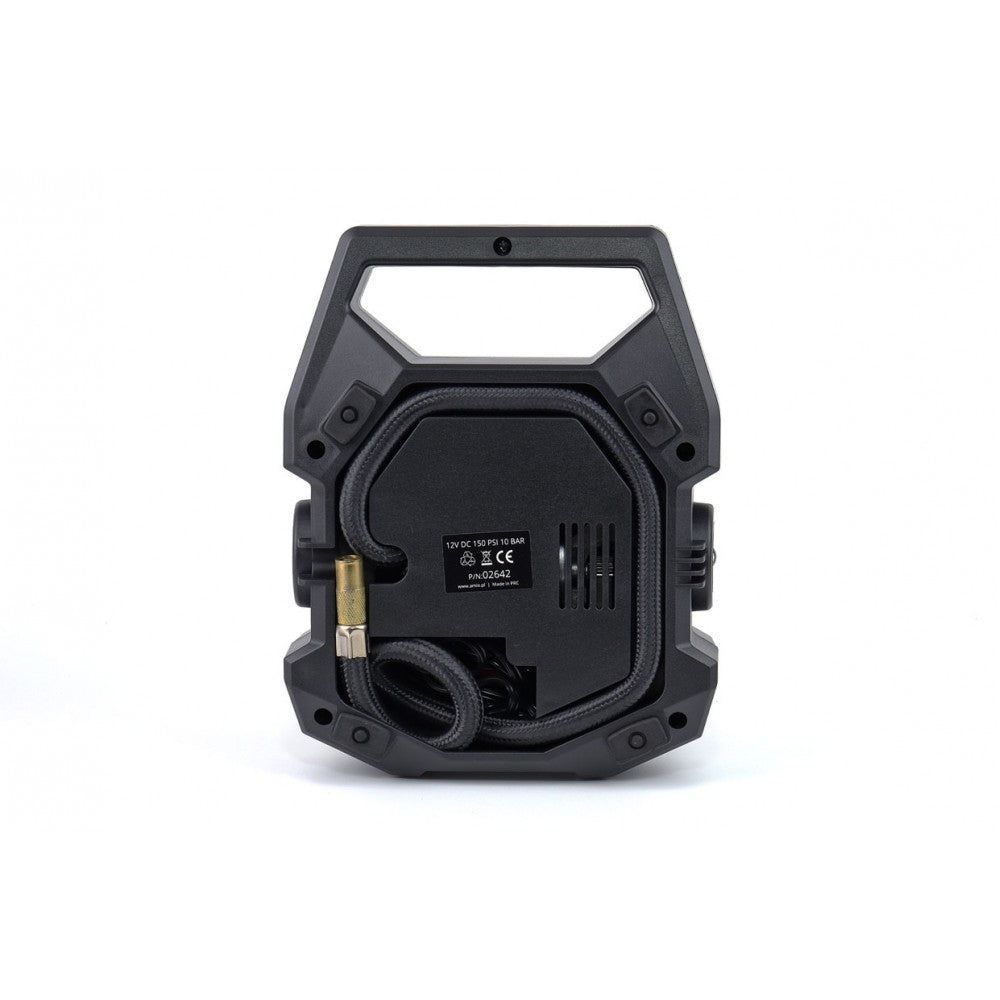 ΚΟΜΠΡΕΣΕΡ ΑΕΡΑ 12V 10bar/150psi ΜΕ 3 ΑΝΤΑΠΤΟΡΕΣ ΚΑΙ ΨΗΦΙΑΚΗ ΕΝΔΕΙΞΗ