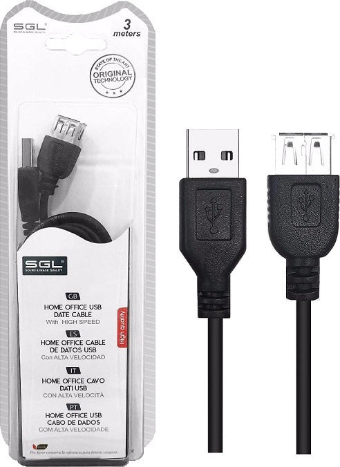 Καλώδιο USB male/male 3m