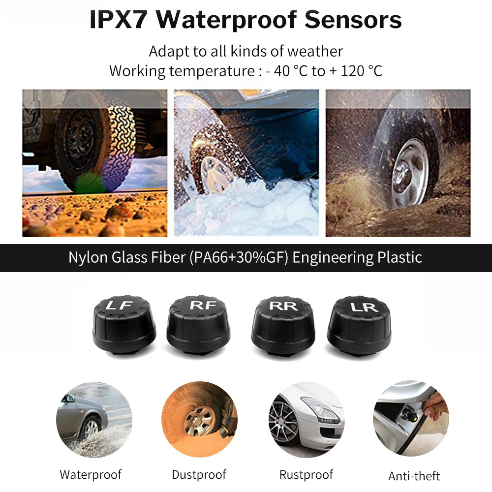 Σύστημα Ελέγχου Πίεσης Ελαστικών (TPMS SOLAR)