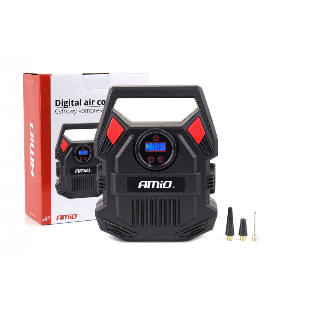 ΚΟΜΠΡΕΣΕΡ ΑΕΡΑ 12V 10bar/150psi ΜΕ 3 ΑΝΤΑΠΤΟΡΕΣ ΚΑΙ ΨΗΦΙΑΚΗ ΕΝΔΕΙΞΗ