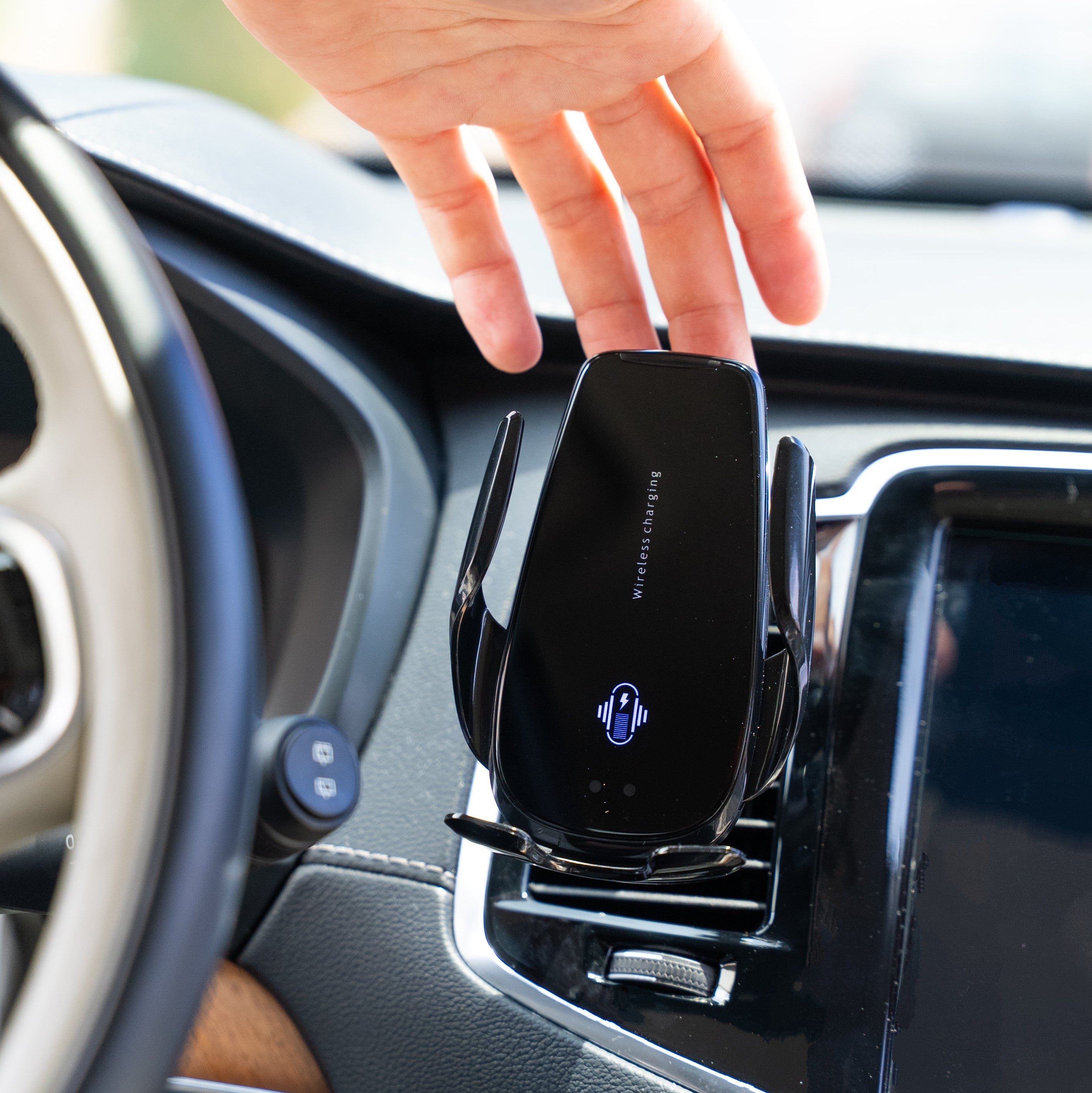 Βάση κινητού με Ασύρματη φόρτιση - Wireless Charger 15W