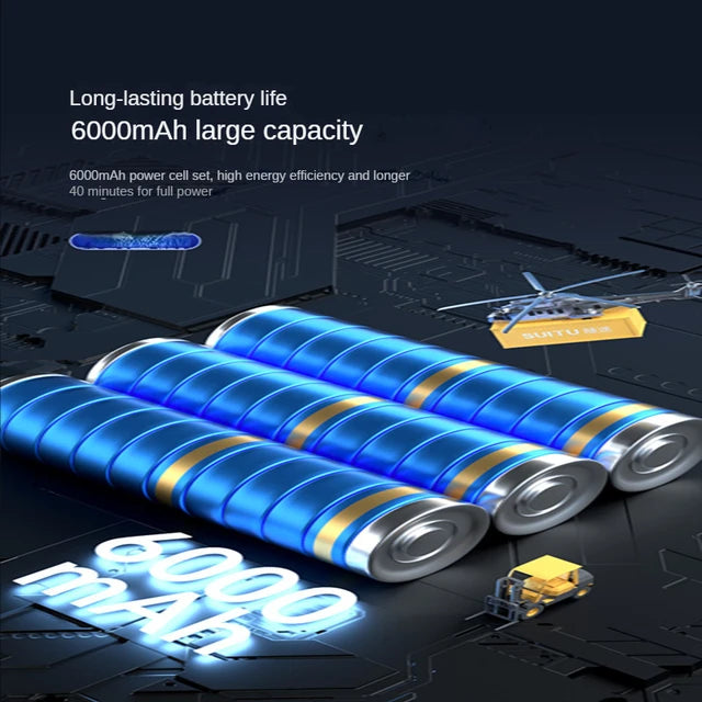 Ασύρματος επαναφορτιζόμενος αεροσυμπιεστής με LCD
-SUITU-