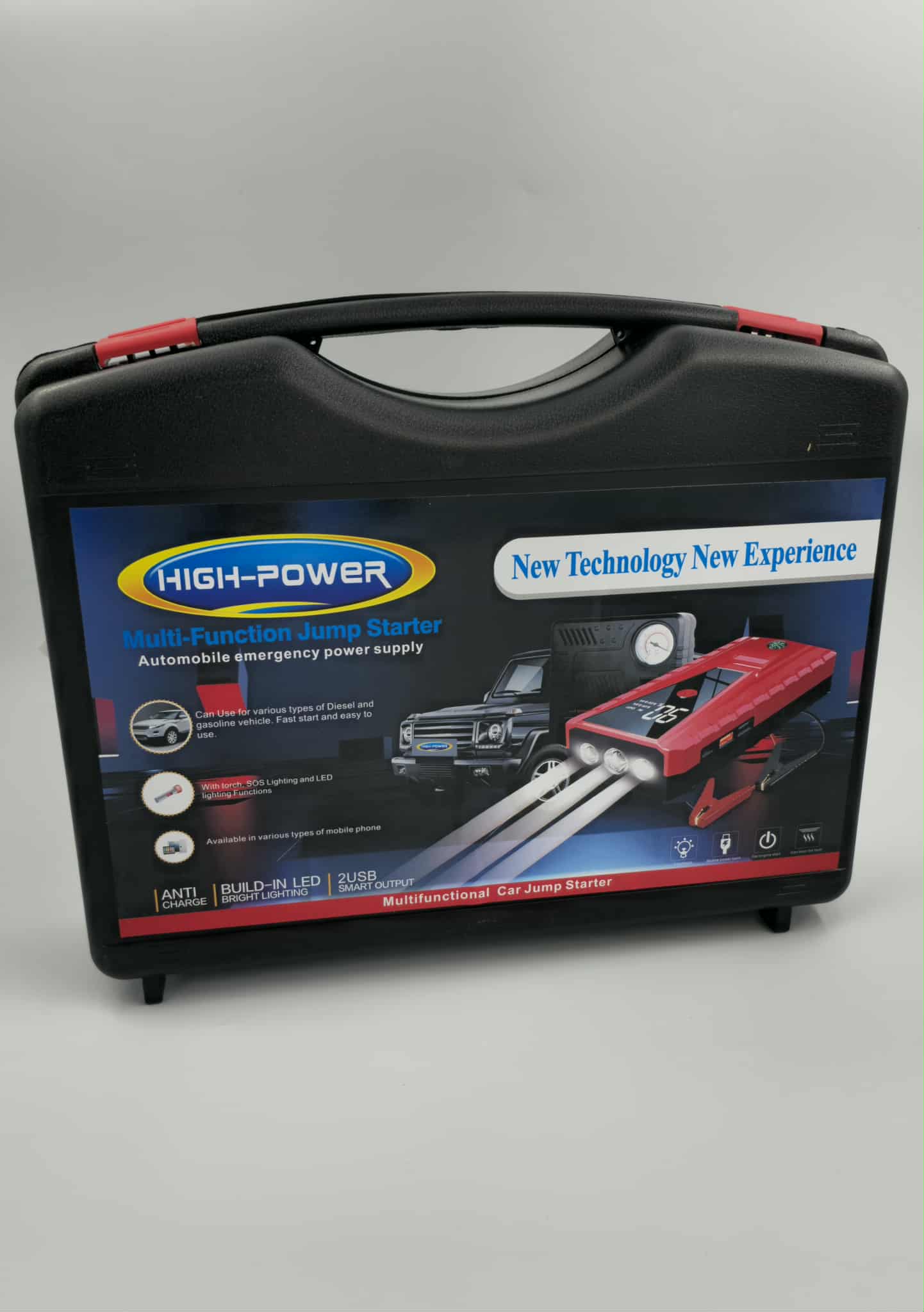 Kit Εκκινητής μπαταρίας & Αεροσυμπιεστής αυτοκινήτου