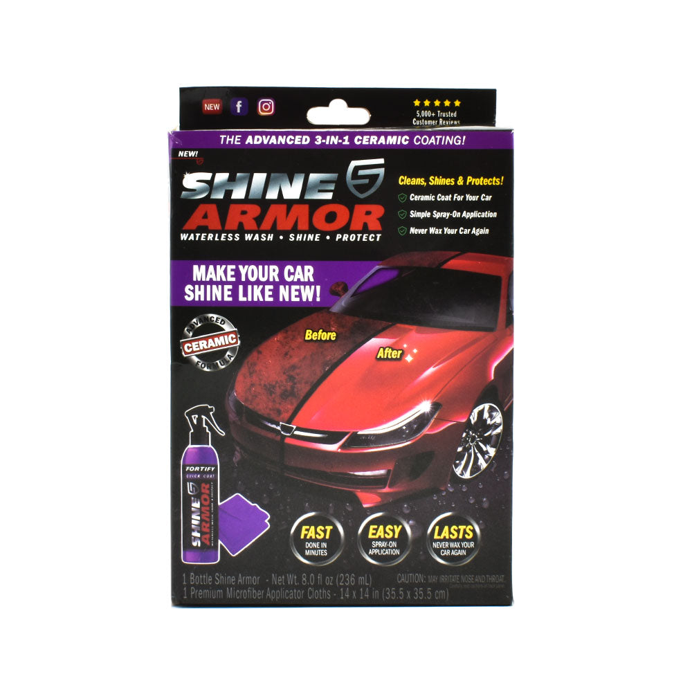 Σετ γυαλιστικό σπρέι αυτοκινήτου & πετσέτα μικροϊνών