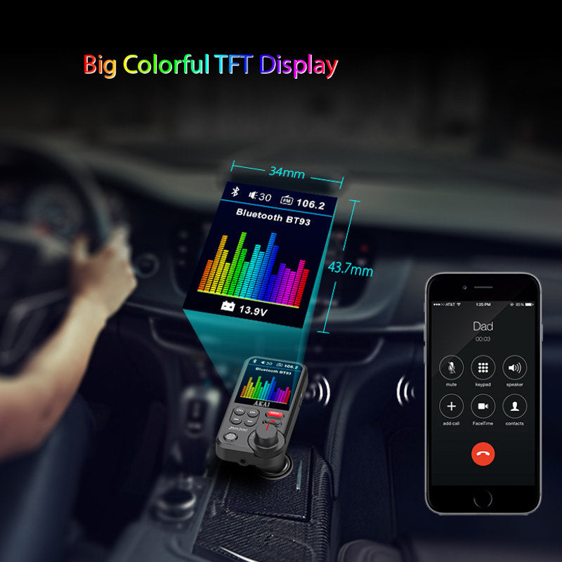 AKAI 93BT FM TRANSMITTER Hands Free