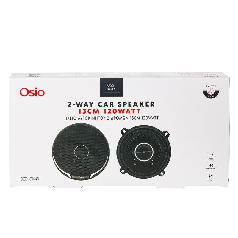 OSIO OSS-7013 ΗΧΕΙΑ ΑΥΤΟΚΙΝΗΤΟΥ 13CM 120W