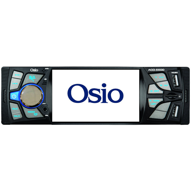 Osio ACO-6600 Ηχοσύστημα αυτοκινήτου 4″(Bluetooth, 2 USB, micro SD, Aux-In)